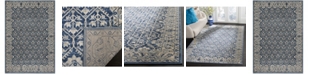 Safavieh Brentwood Navy and Light Gray 5'3" x 7'6" Area Rug